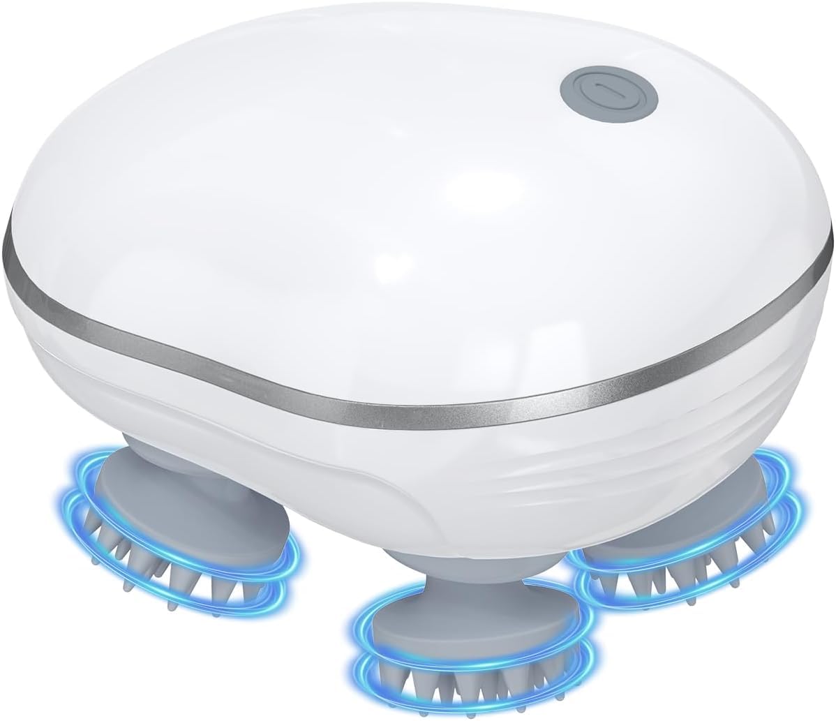 Smart Scalp Massager – Portable Electric Head Massager with 3 Speeds for Hair Growth & Stress Relief
